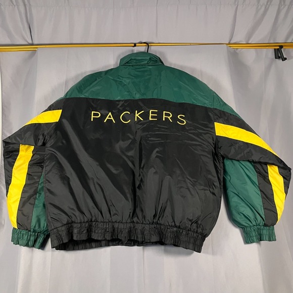 Pro Player Men's Extra Large Green Bay Packers Puffer Jacket NFL Vintage - Picture 16 of 16